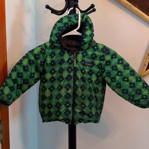 Patagonia 3T reversible puffy jacket in green